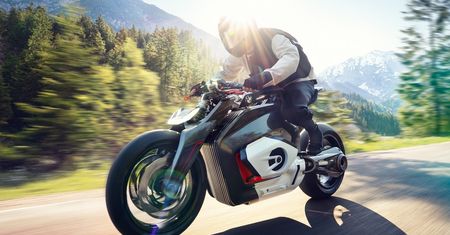 BMW pokazało elektryczny motocykl (niedalekiej) przyszłości