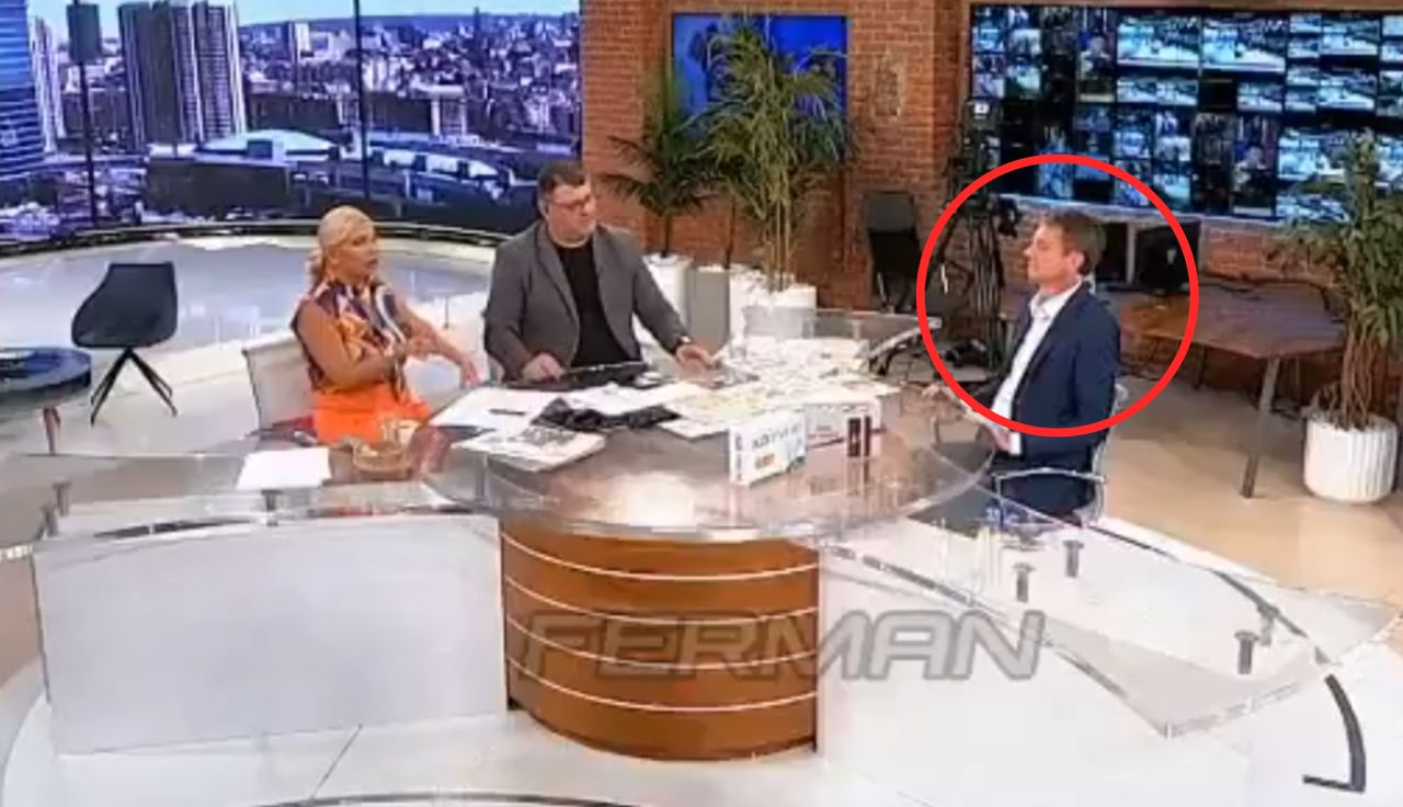 Dramat na wizji. Natychmiast przerwano transmisję