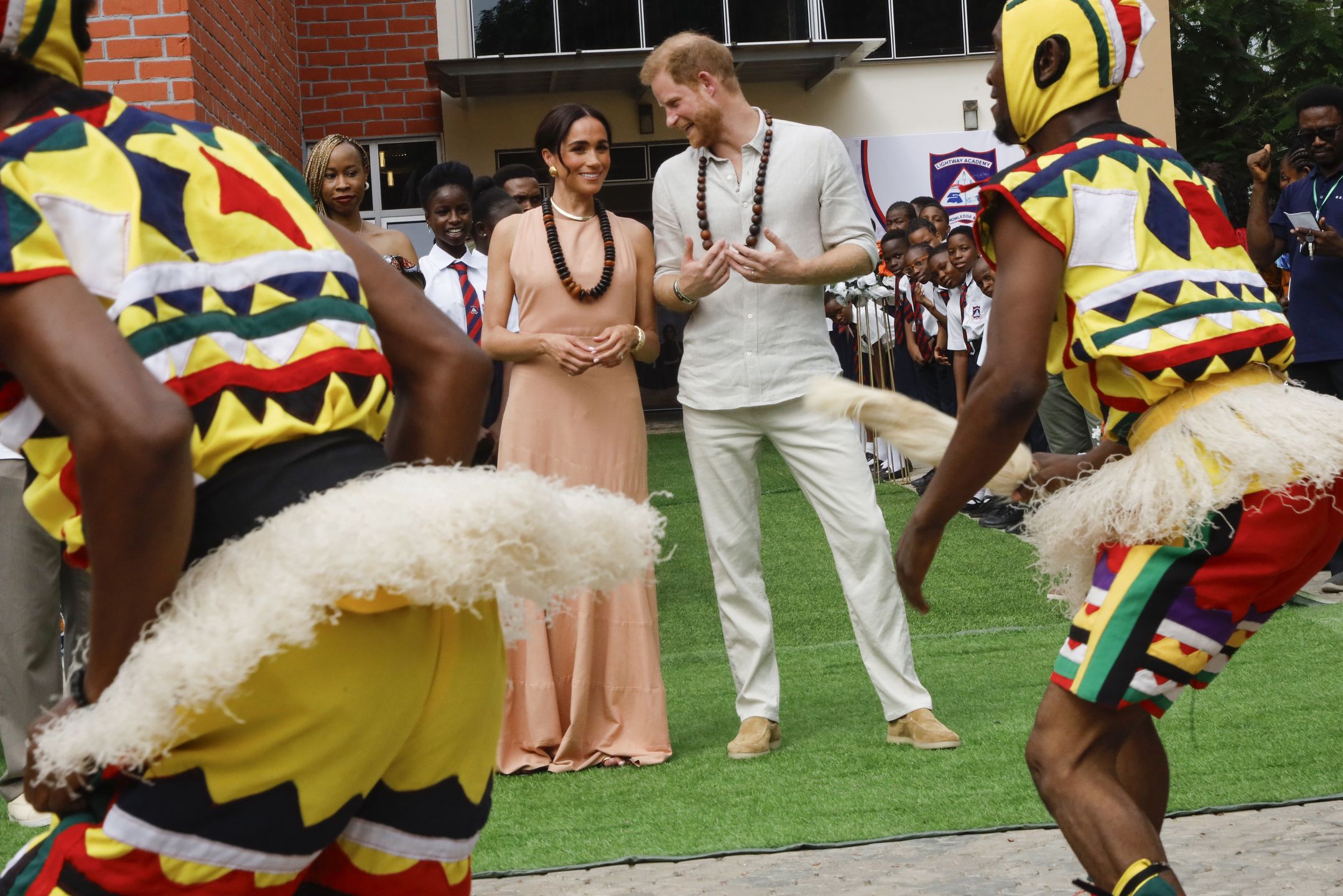 Książę Harry i Meghan Markle z wizytą w Nigerii