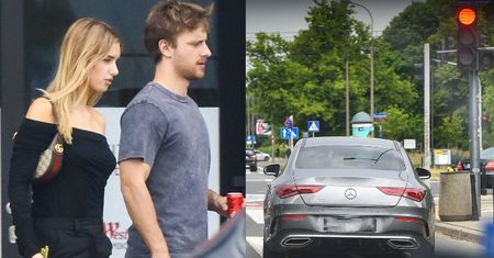 Maciej Musiał mknie po dziewczynę mercedesem za 200 TYSIĘCY ZŁOTYCH, łamiąc przepisy i przejeżdżając na CZERWONYM świetle (ZDJĘCIA)