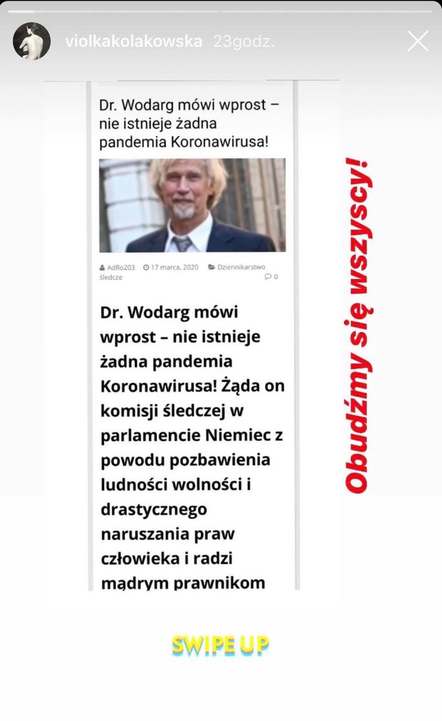 Viola Kołakowska na Instagramie