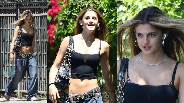 14-letnia córka Alessandry Ambrosio paraduje z gołym brzuchem