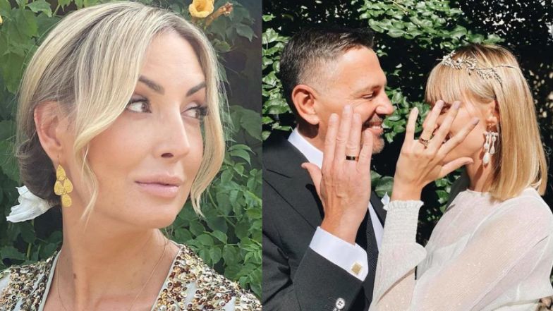 Anna Zejdler bawiła się na weselu Krzysztofa Ibisza i Joanny Kudzbalskiej