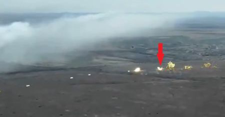 M2A2 Bradley ODS plus dron pod Awdijiwką. Urządza Rosjanom istne piekło