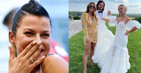 Oszczędna Anna Lewandowska pozuje na ślubie siostry ciotecznej w sukience... z ZESZŁOROCZNYCH urodzin! Imponujące?
