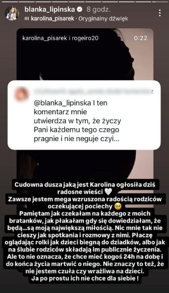 Blanka Lipińska rozprawia o dzieciach