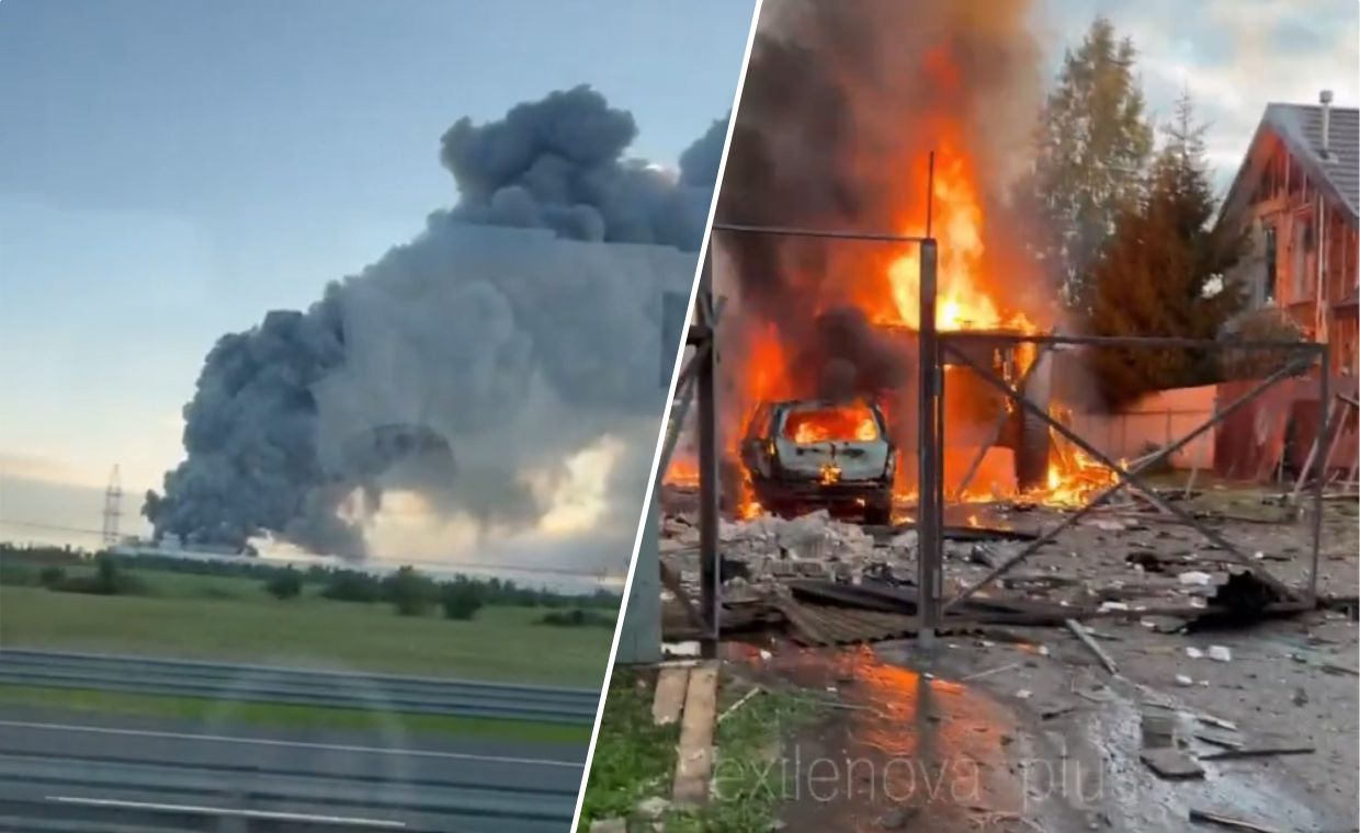 Ukraina uderzyła w magazyny pod Moskwą i Petersburgiem – ofiary i pożary