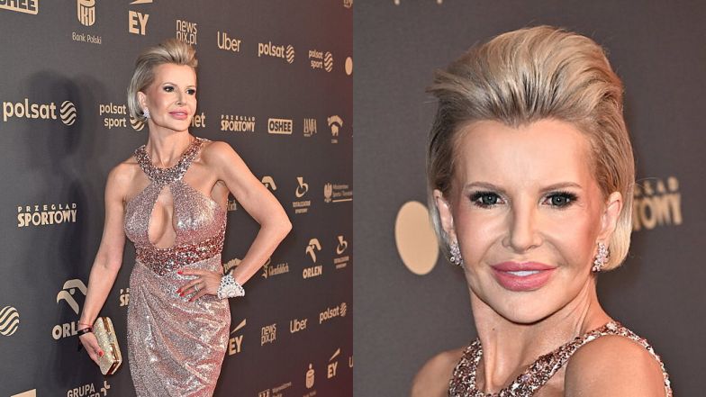 Joanna Racewicz zadaje szyku na gali "Mistrzów Sportu"