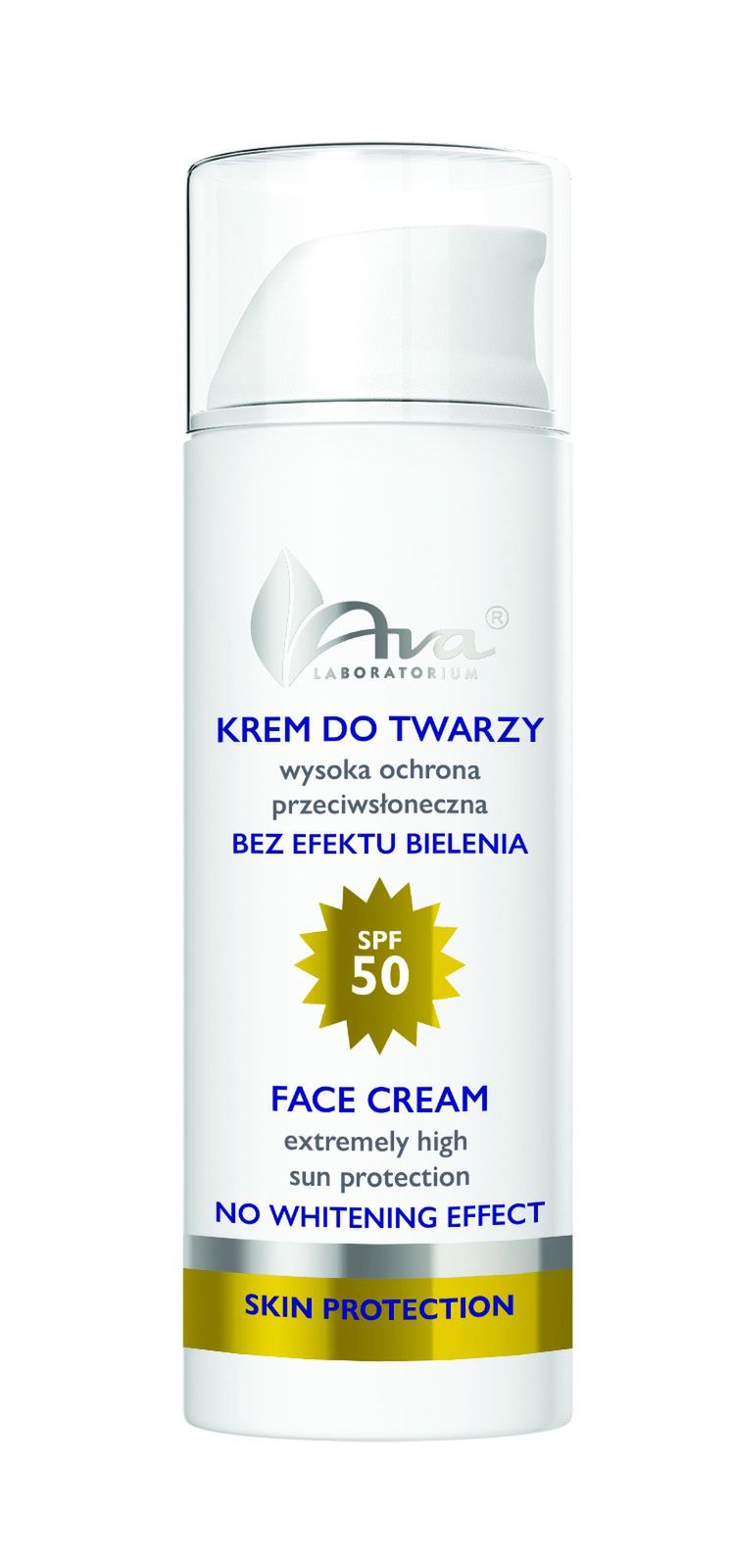 Krem do twarzy AVA z filtrem SPF 50 