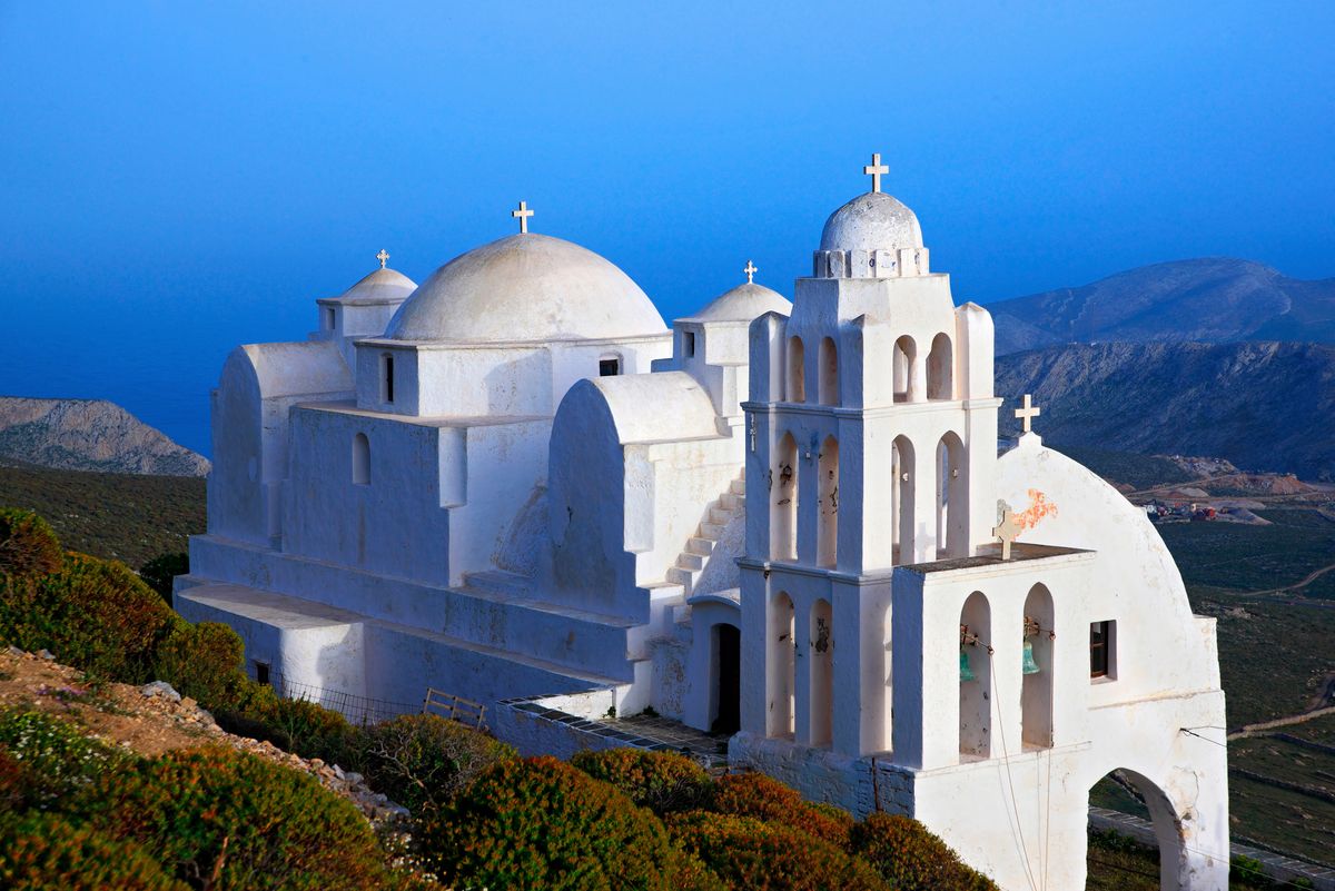Świątynia na wyspie Folegandros to jeden z najpiękniejszych kościołów na Morzu Egejskim