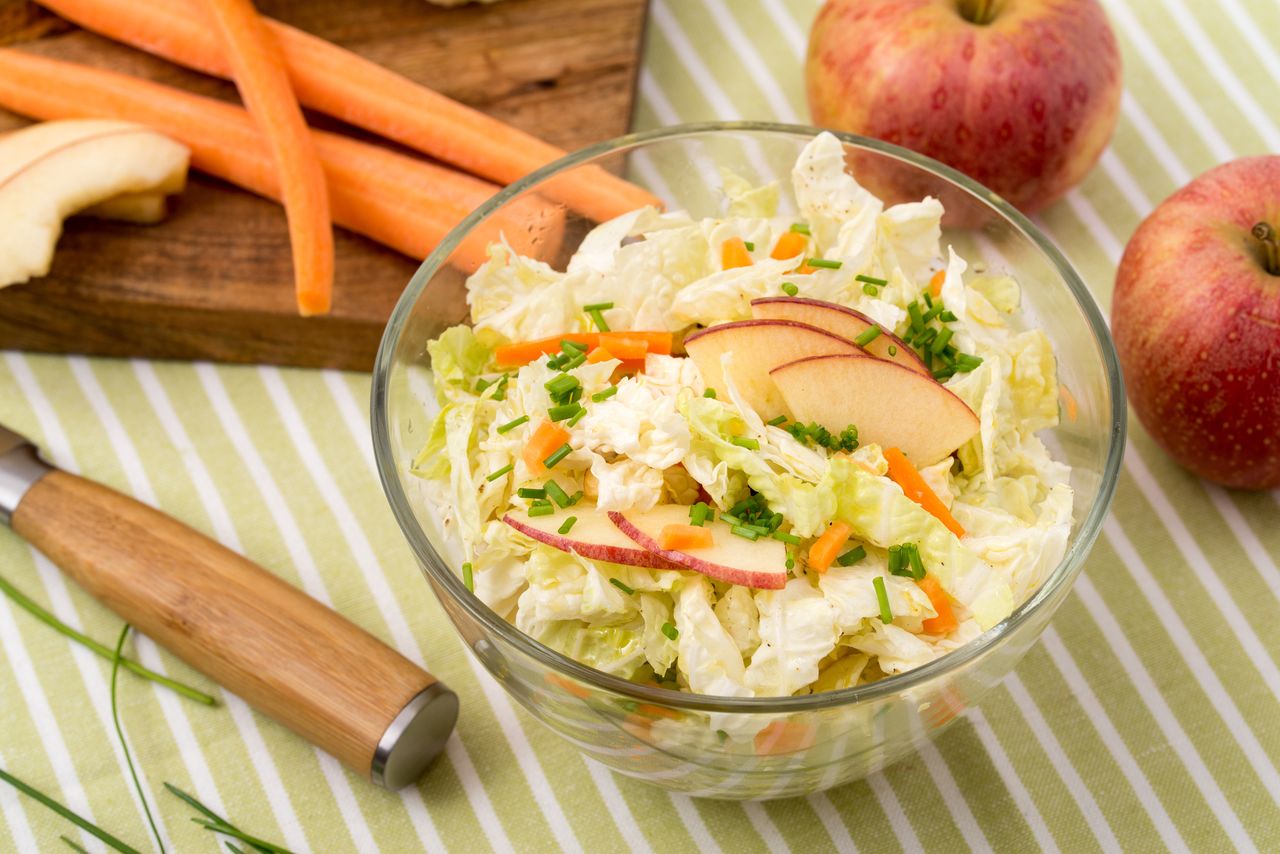 Upgrade your salad game with the divine Napa Cabbage Slaw recipe