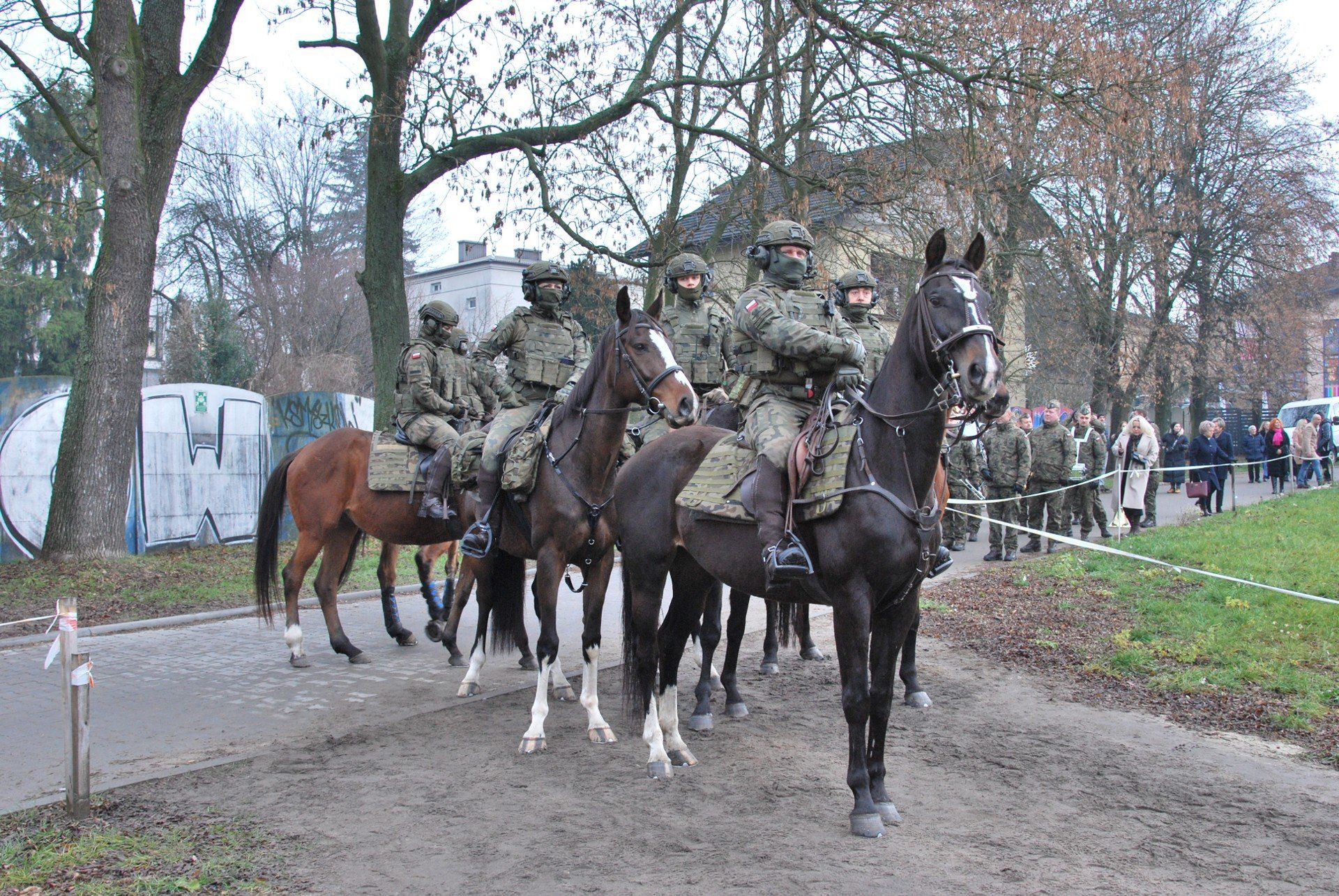 W sobotę 5 grudnia w Myszkowie koło Dąbrowy Górniczej odbyła się uroczysta przysięga nowych żołnierzy 13. Śląskiej Brygady Obrony Terytorialnej