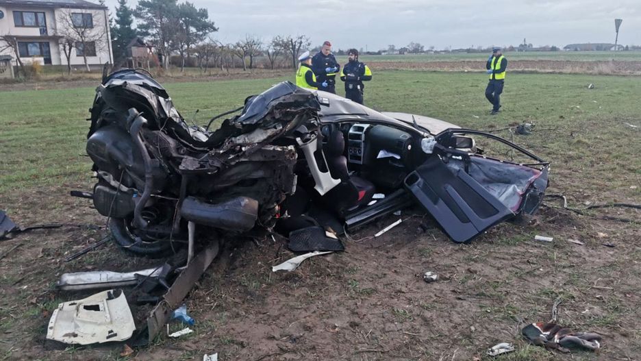 Wypadek we wsi Groszki
