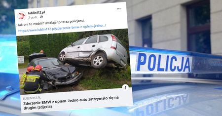 Wypadek na Lubelszczyźnie. To nie fotomontaż