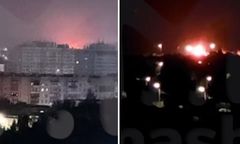 Potężny pożar w Rosji. Ataki też w Moskwie i na Krymie