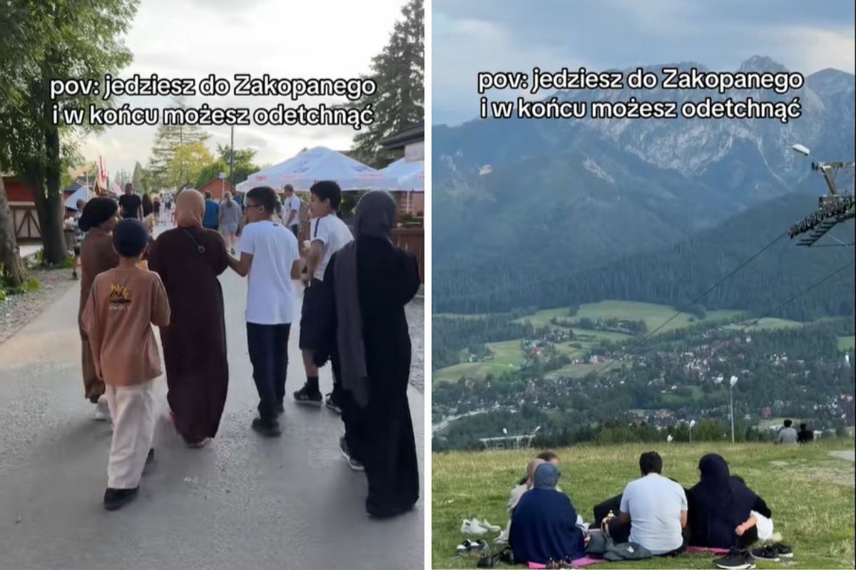 Pojechał na Podhale. Nagrał wideo. "Arabskie Zakopane"