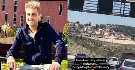 Tomasz Jakubiak pokazał, jak spędza Wigilię w Izraelu. "W drodze do Jerozolimy"