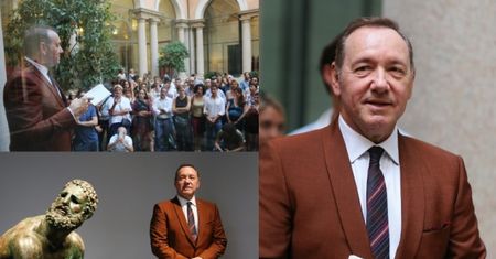 Kevin Spacey spotkał się z fanami w Rzymie. "Im bardziej cię krzywdzą, tym wspanialszy jesteś!" (ZDJĘCIA)
