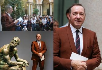 Kevin Spacey spotkał się z fanami w Rzymie. "Im bardziej cię krzywdzą, tym wspanialszy jesteś!" (ZDJĘCIA)