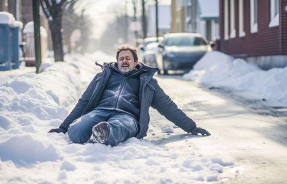 Nieodśnieżone chodniki. Od kogo domagać się odszkodowania za złamaną nogę na oblodzonym podjeździe?