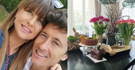 Ciężarna Lewandowska składa życzenia świąteczne. Fanka: "Aniu, twoje jajeczko pięknie rośnie!" (FOTO)