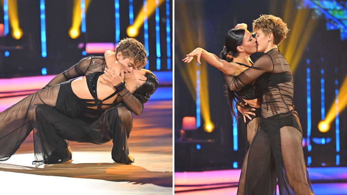 Pocałunek Katarzyny Zillmann w "Tańcu z gwiazdami"