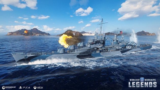 World of Warships: Legends screen