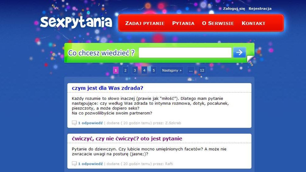 Odpowiedź na krępujące pytania 1