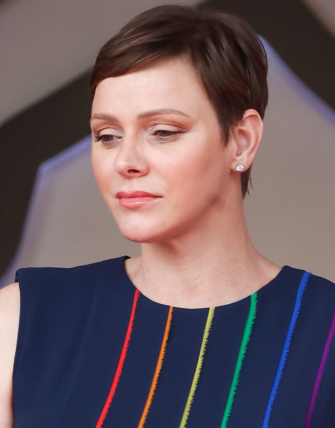 Księżniczka Charlene i książę Albert na wyścigu F1