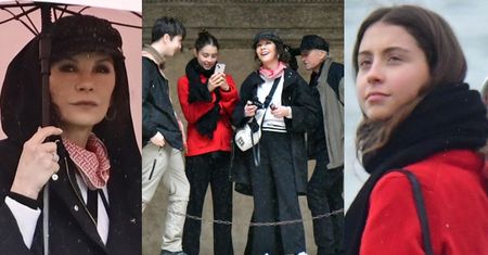 Catherine Zeta-Jones i Michael Douglas zwiedzają deszczową Wenecję z DOROSŁYMI pociechami (ZDJĘCIA)