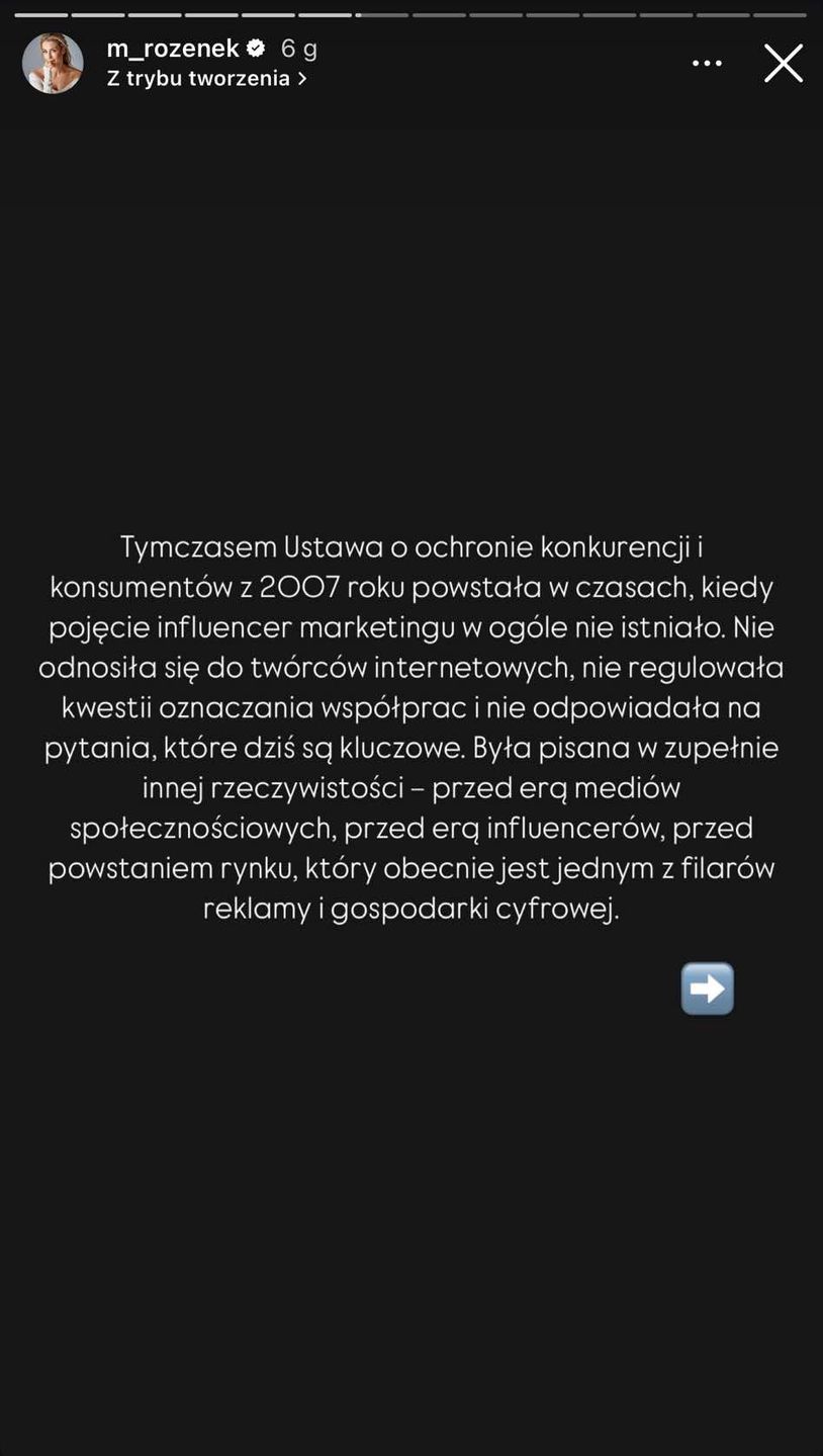 Oświadczenie Małgorzaty Rozenek