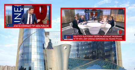 Rejwach w TVP Info. Myrcha wychodzi z siebie, a dziennikarz "załamuje ręce"
