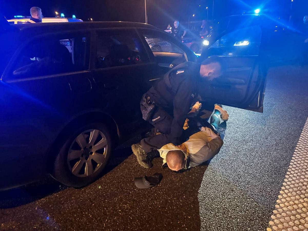 Zatrzymanie Rosjan na A2