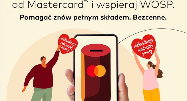 Mastercard promuje zakładanie eSkarbonek na WOŚP