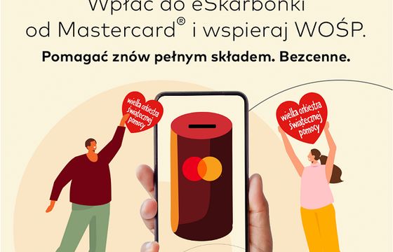 Mastercard promuje zakładanie eSkarbonek na WOŚP