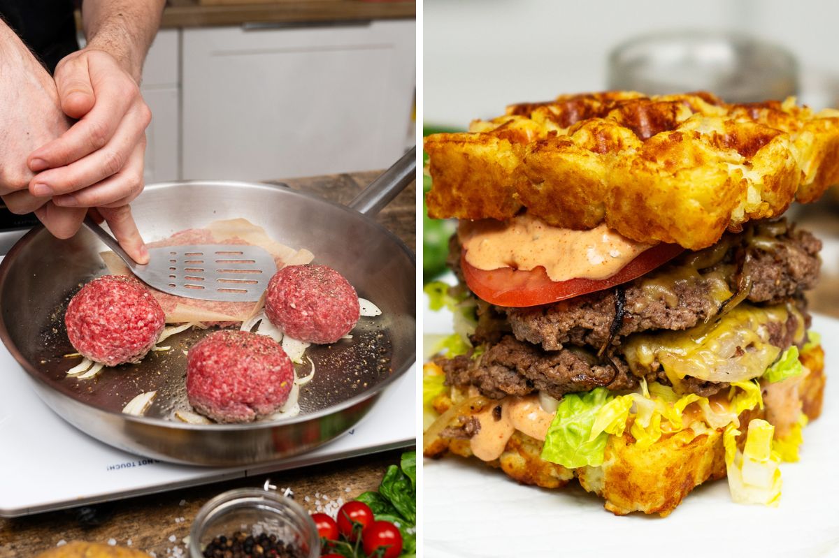 Waffle-burgers: A culinary twist your family won't resist
