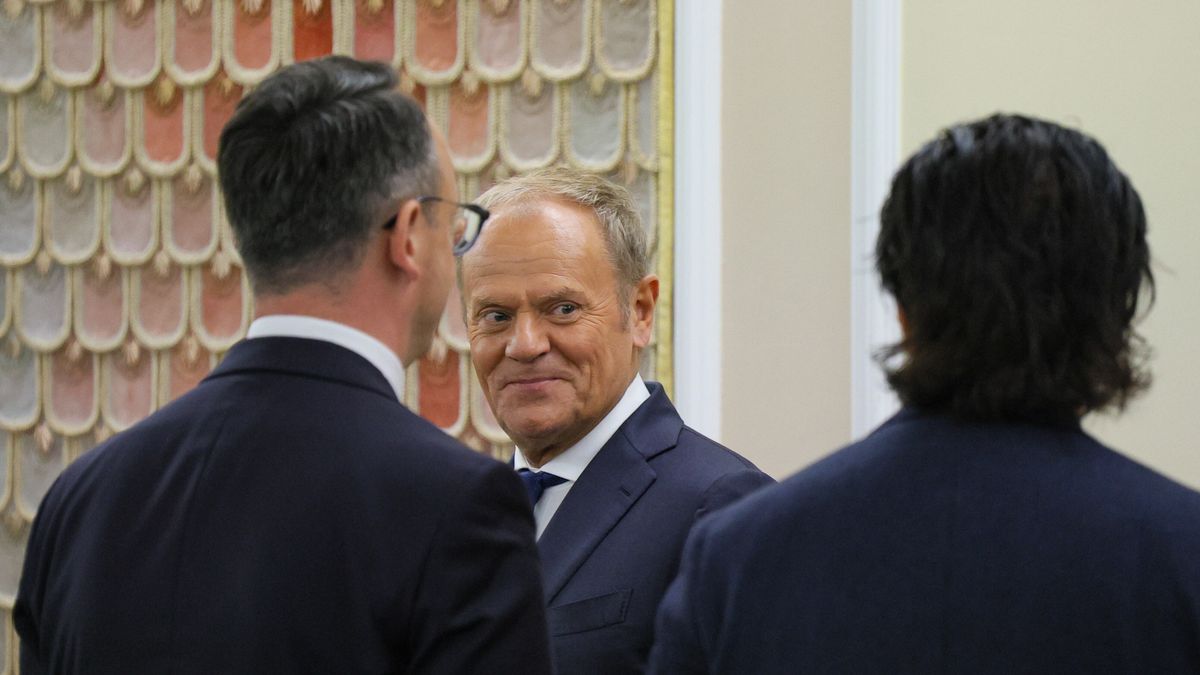 Donald Tusk przed posiedzeniem rządu