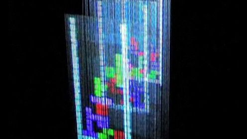 Tetris na ekranie 3D... z wody 1