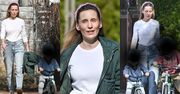 Pozbawiona makijażu Pola Wiśniewska zabrała dzieci na wyprawę rowerową (ZDJĘCIA)