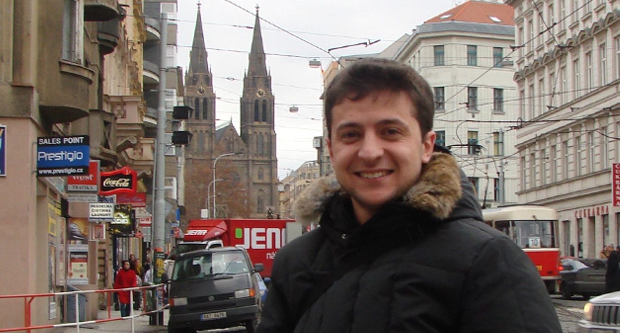 Wołodymir Zełenski w Pradze, 2009 r.