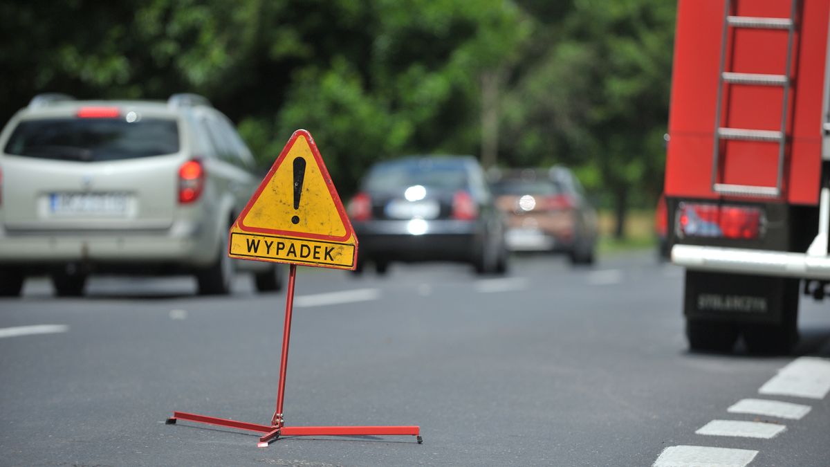 Wypadek drogowy/ ilustracja