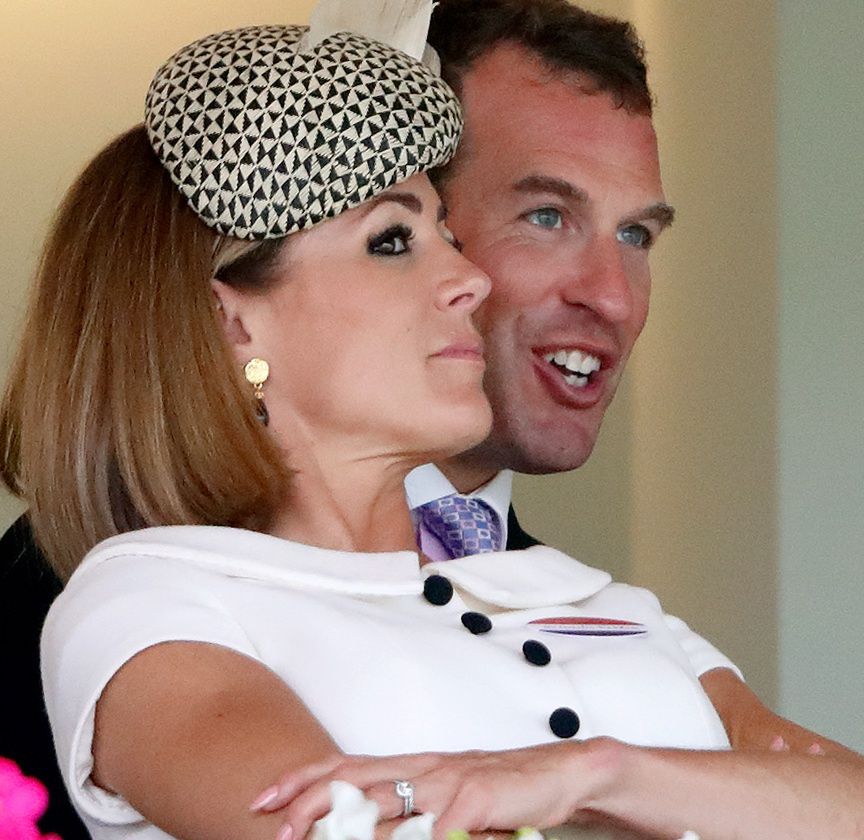 Peter Phillips i Natalie Pinkham w Royal Ascot