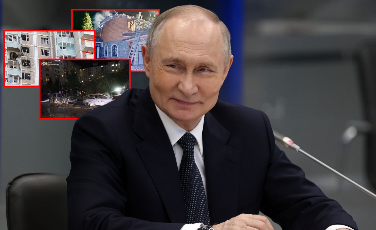 Potężne kontruderzenie Putina. Setki dronów uderzyły w Ukrainę