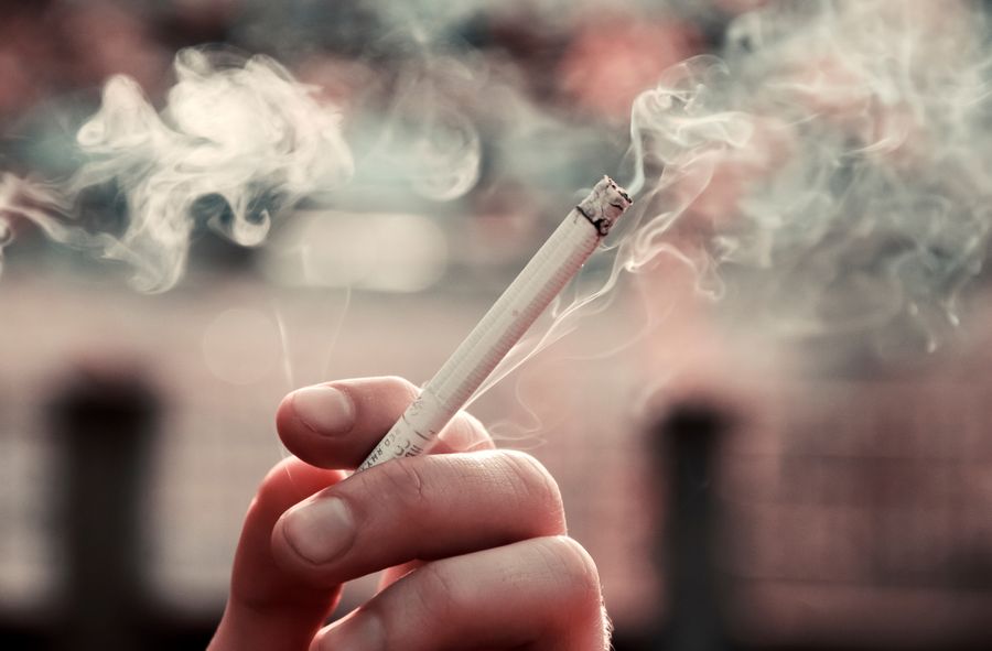 Blood vessels constrict from just one cigarette