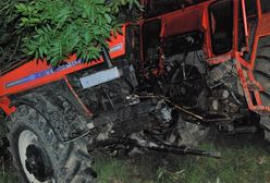 Stracił panowanie nad ciągnikiem. Traktorzysta zginął na miejscu