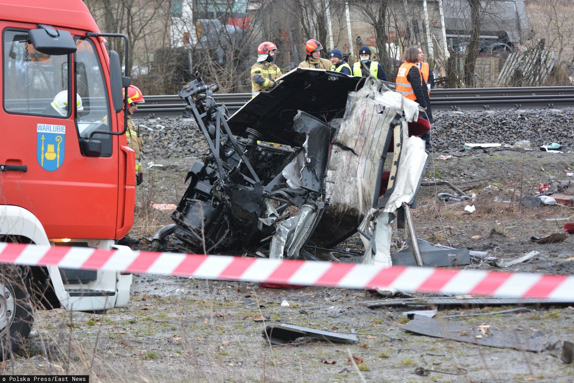 Wypadek autobusu szkolnego