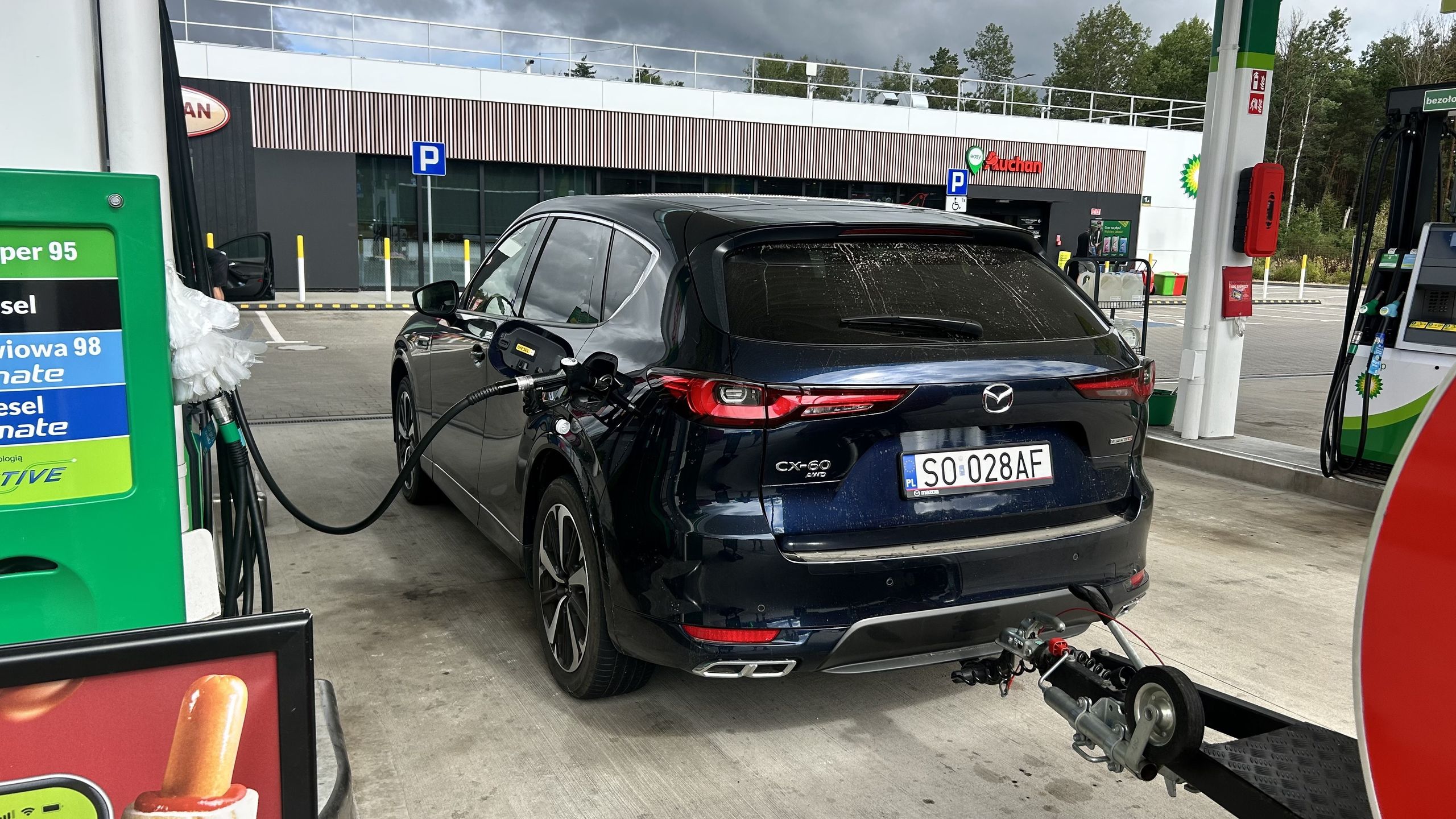 Spalanie Mazdy CX-60 z przyczepą uznaję za dobre, ale 