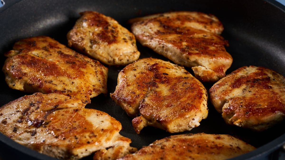Pierś kurczaka z patelni