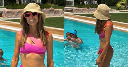 Małgorzata Rozenek chwali się smukłą sylwetką, pozując w tureckim basenie. Zdążyła z formą na lato? (ZDJĘCIA)