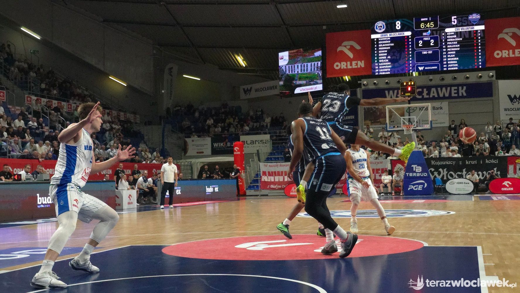 Anwil Włocławek przegrał z CSO Voluntari po zaciętym meczu